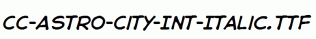CC-Astro-City-Int-Italic.ttf