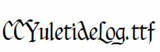 CCYuletideLog.ttf