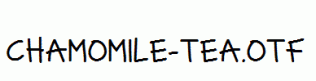 CHAMOMILE-TEA.otf