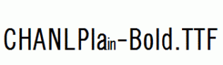 CHANLPlain-Bold.ttf