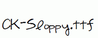CK-Sloppy.ttf