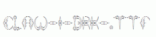 CLAW-1-BRK-.ttf