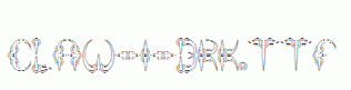 CLAW-1-BRK.ttf