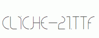 CLiCHE-21.ttf
