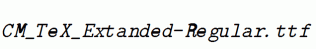CM_TeX_Extanded-Regular.ttf