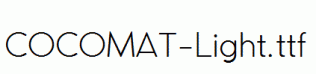 COCOMAT-Light.ttf