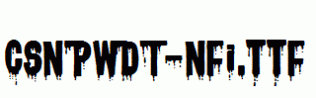CSNPWDT-NFI.ttf