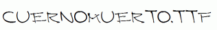 CUERNOMUERTO.ttf