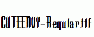 CUTEENVY-Regular.ttf