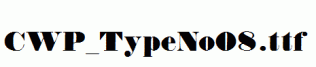 CWP_TypeNo08.ttf