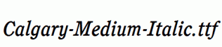 Calgary-Medium-Italic.ttf