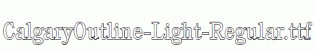 CalgaryOutline-Light-Regular.ttf
