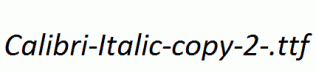 Calibri-Italic-copy-2-.ttf