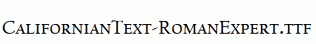 CalifornianText-RomanExpert.ttf