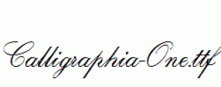 Calligraphia-One.ttf