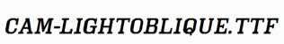 Cam-LightOblique.ttf