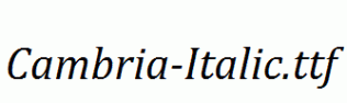 Cambria-Italic.ttf