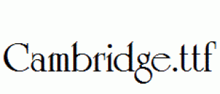 Cambridge.ttf