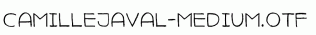 CamilleJaval-Medium.otf