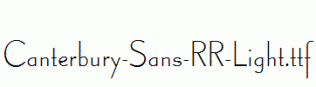 Canterbury-Sans-RR-Light.ttf