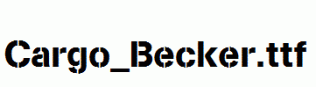 Cargo_Becker.ttf