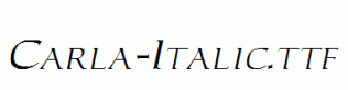 Carla-Italic.ttf