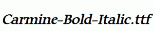 Carmine-Bold-Italic.ttf