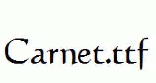 Carnet.ttf