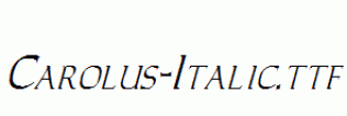 Carolus-Italic.ttf