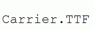 Carrier.ttf