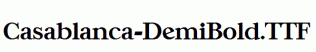 Casablanca-DemiBold.ttf