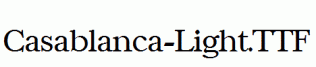 Casablanca-Light.ttf