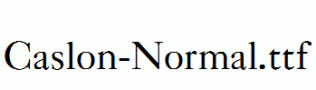 Caslon-Normal.ttf