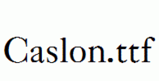 Caslon.ttf