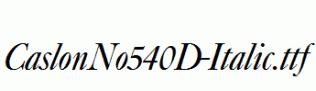 CaslonNo540D-Italic.ttf