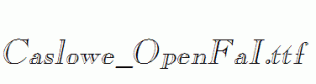 Caslowe_OpenFaI.ttf