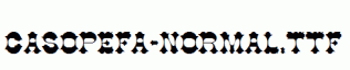 Casopefa-Normal.ttf