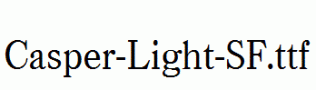 Casper-Light-SF.ttf