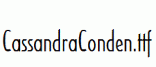 CassandraConden.ttf