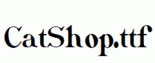 CatShop.ttf