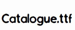 Catalogue.ttf