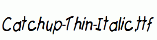 Catchup-Thin-Italic.ttf