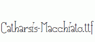 Catharsis-Macchiato.ttf