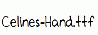 Celines-Hand.ttf