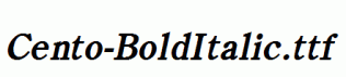 Cento-BoldItalic.ttf