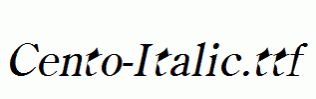 Cento-Italic.ttf