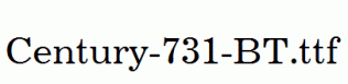 Century-731-BT.ttf