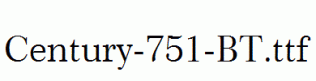 Century-751-BT.ttf