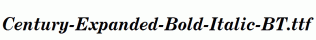 Century-Expanded-Bold-Italic-BT.ttf