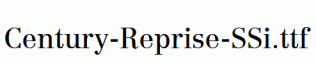 Century-Reprise-SSi.ttf